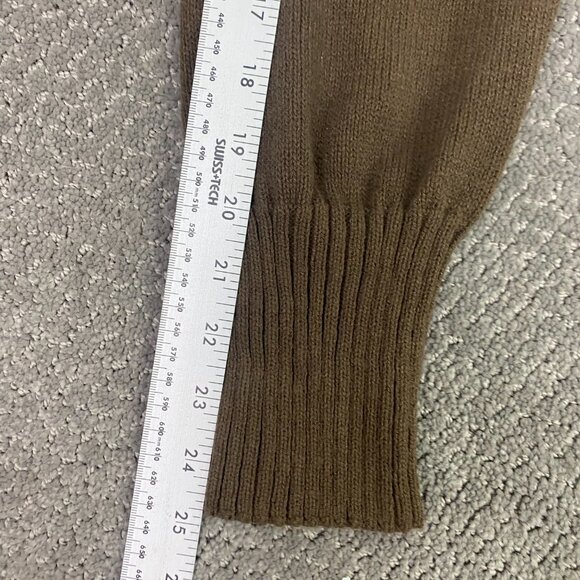 Vintage DSCP Garrison Collection Sweater Men's Large 42-44 Brown Military OD - Picture 9 of 9